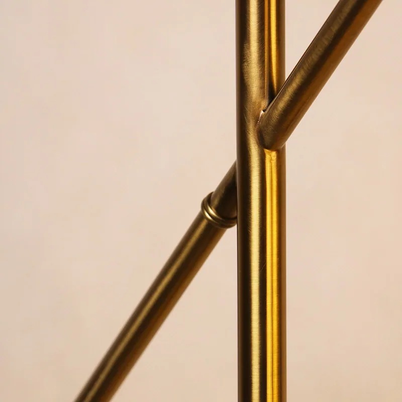 Minimalist Stainless Steel Floor Lamp — Hotel Lobby — view 3