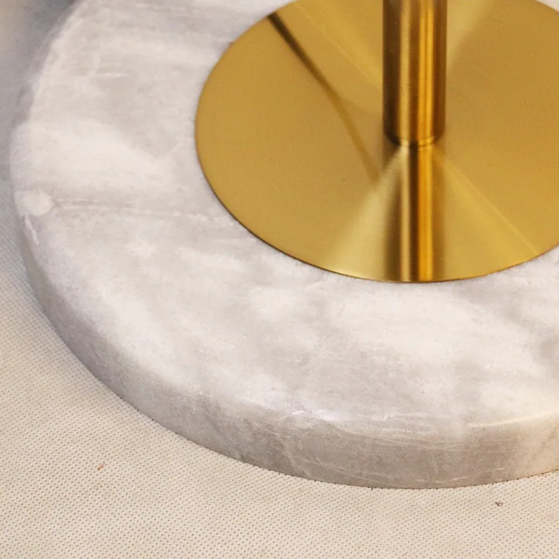 Minimalist Stainless Steel Floor Lamp — Hotel Lobby — view 4