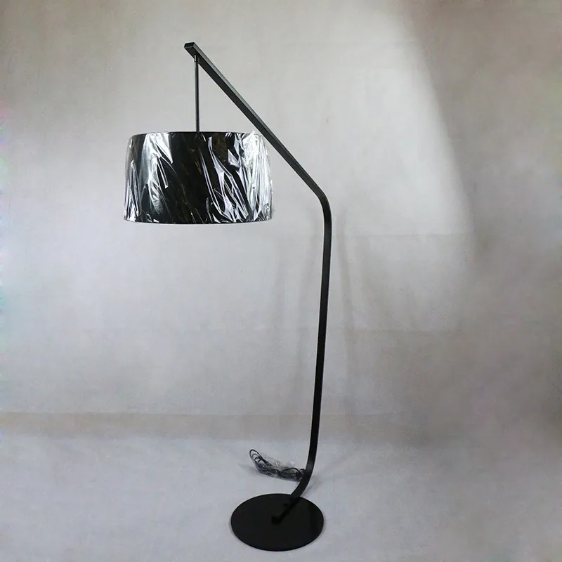 Modern Stainless Steel Floor Lamp — Lobby & Hotel Guest Room — view 5