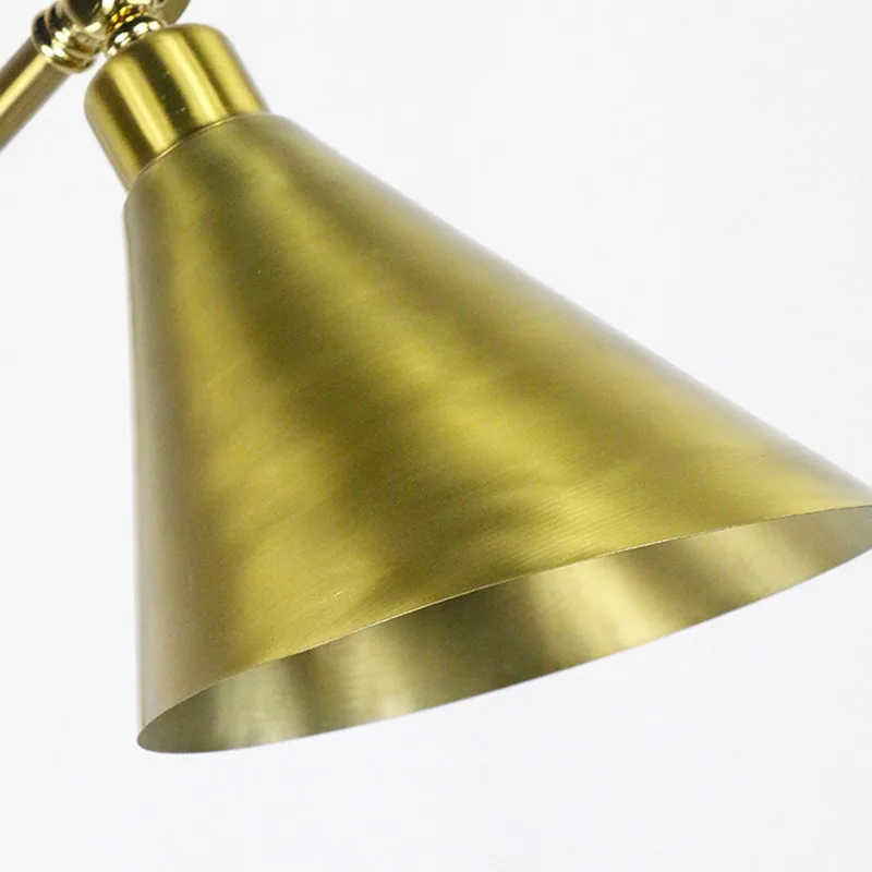 Modern Stainless Steel Table Lamp — Hotel Guest Room — view 2