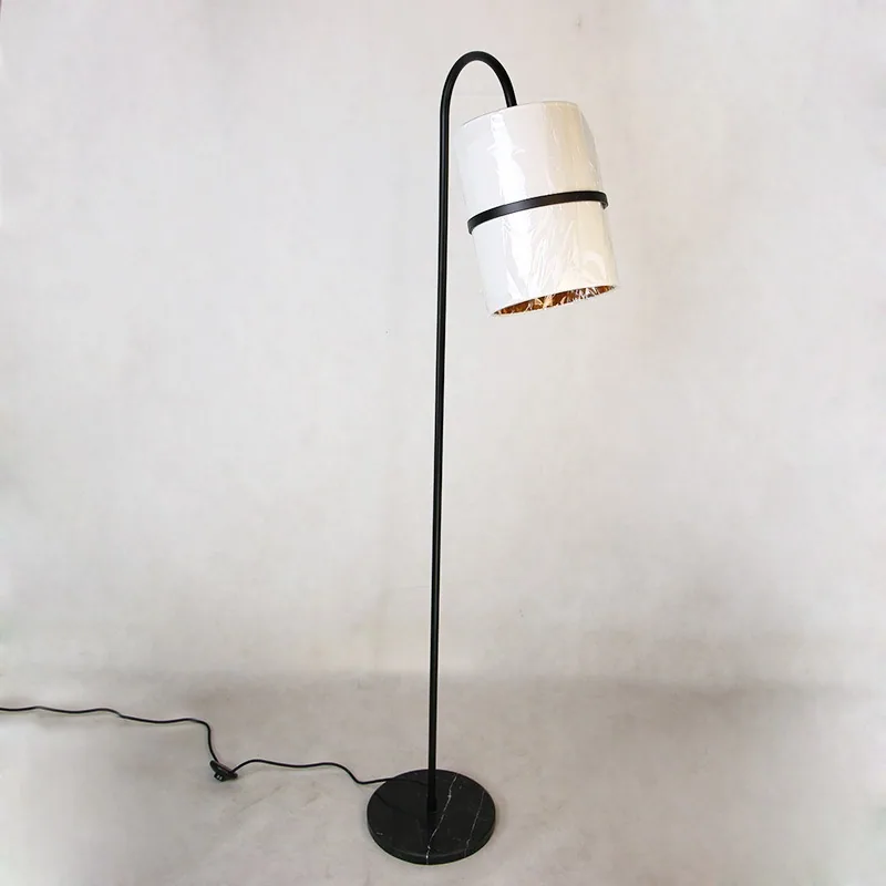 Modern Stainless Steel Floor Lamp — Contract — view 1