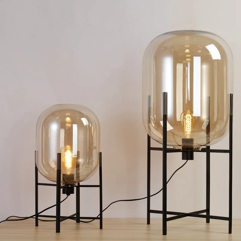 Modern Minimalist Glass Floor Lamp — Hotel & Showroom — view 6