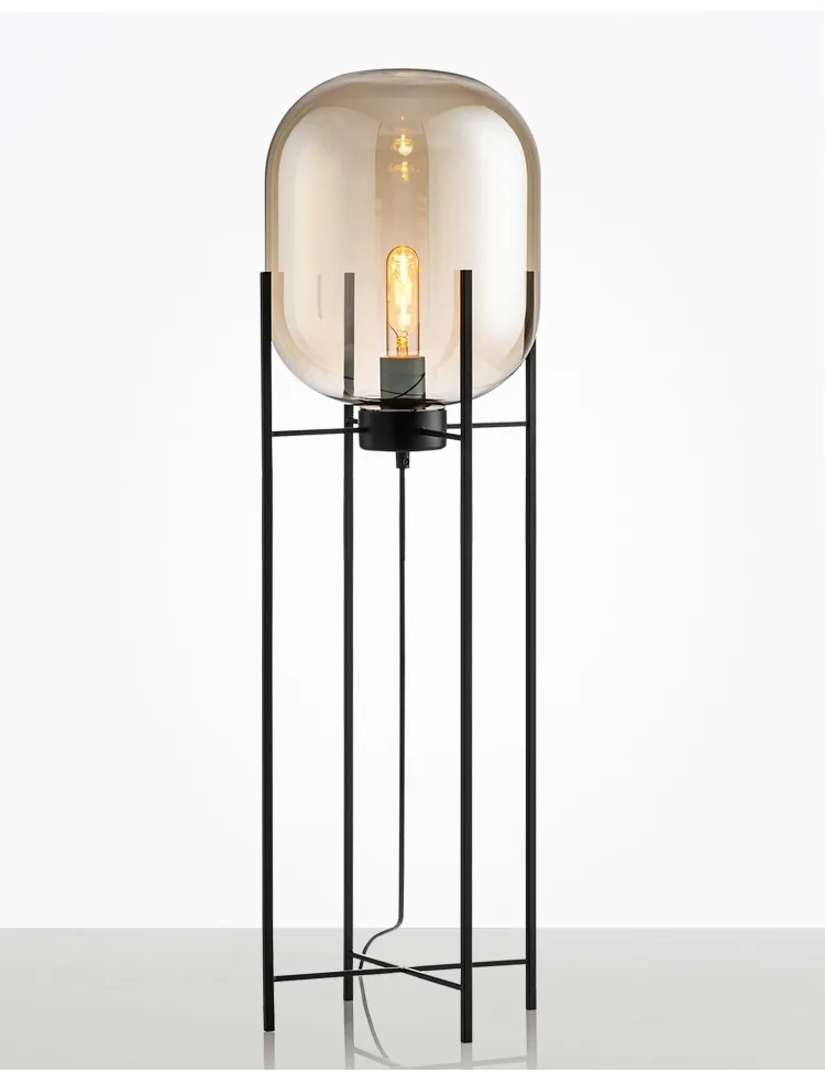 Modern Minimalist Glass Floor Lamp — Hotel & Showroom — view 10