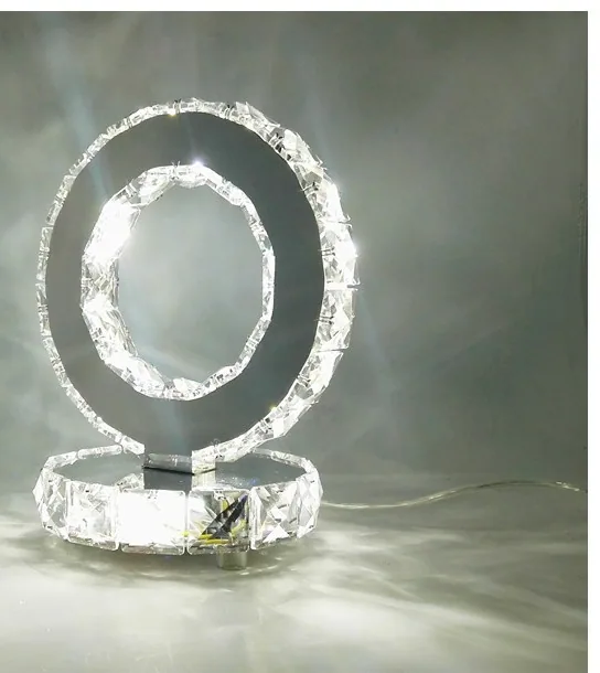 Modern LED Crystal Table Lamp — Bedroom & Bedside — view 10
