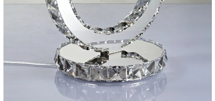 Modern LED Crystal Table Lamp — Bedroom & Bedside — view 4