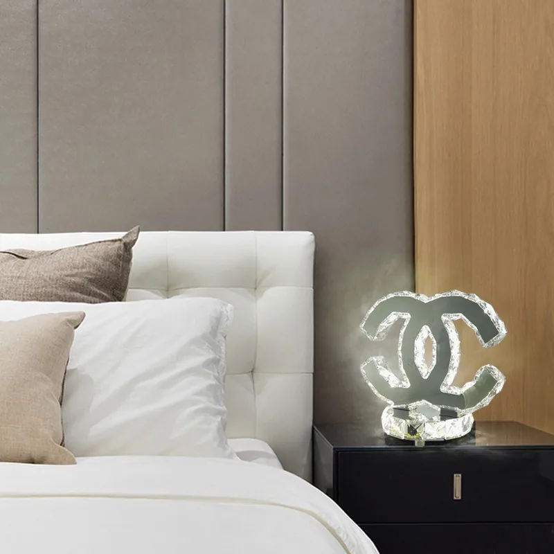 Minimalist Crystal Table Lamp — Study — view 3