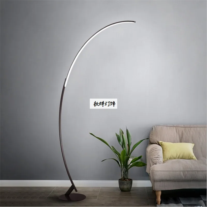 Modern Reading Floor Lamp — Living Room, Bedroom & Bedside — view 3