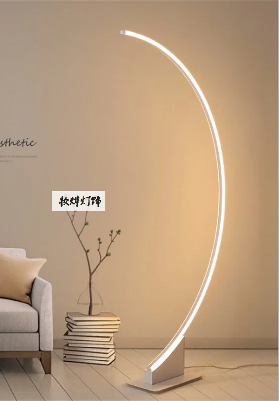Modern Reading Floor Lamp — Living Room, Bedroom & Bedside — view 4