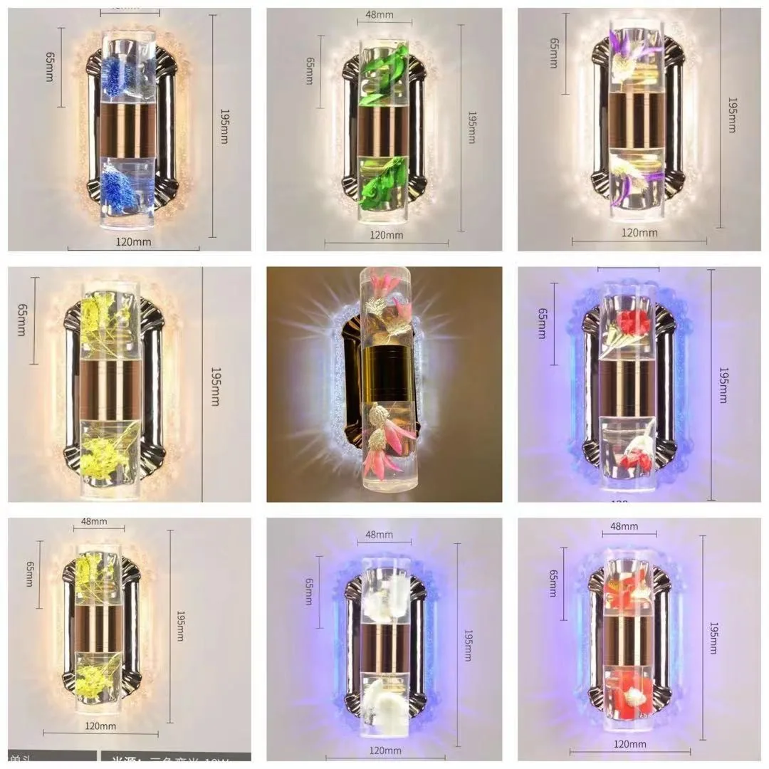 Vintage LED Crystal Wall Lamp — Living Room, Bedroom & Bedside — view 8
