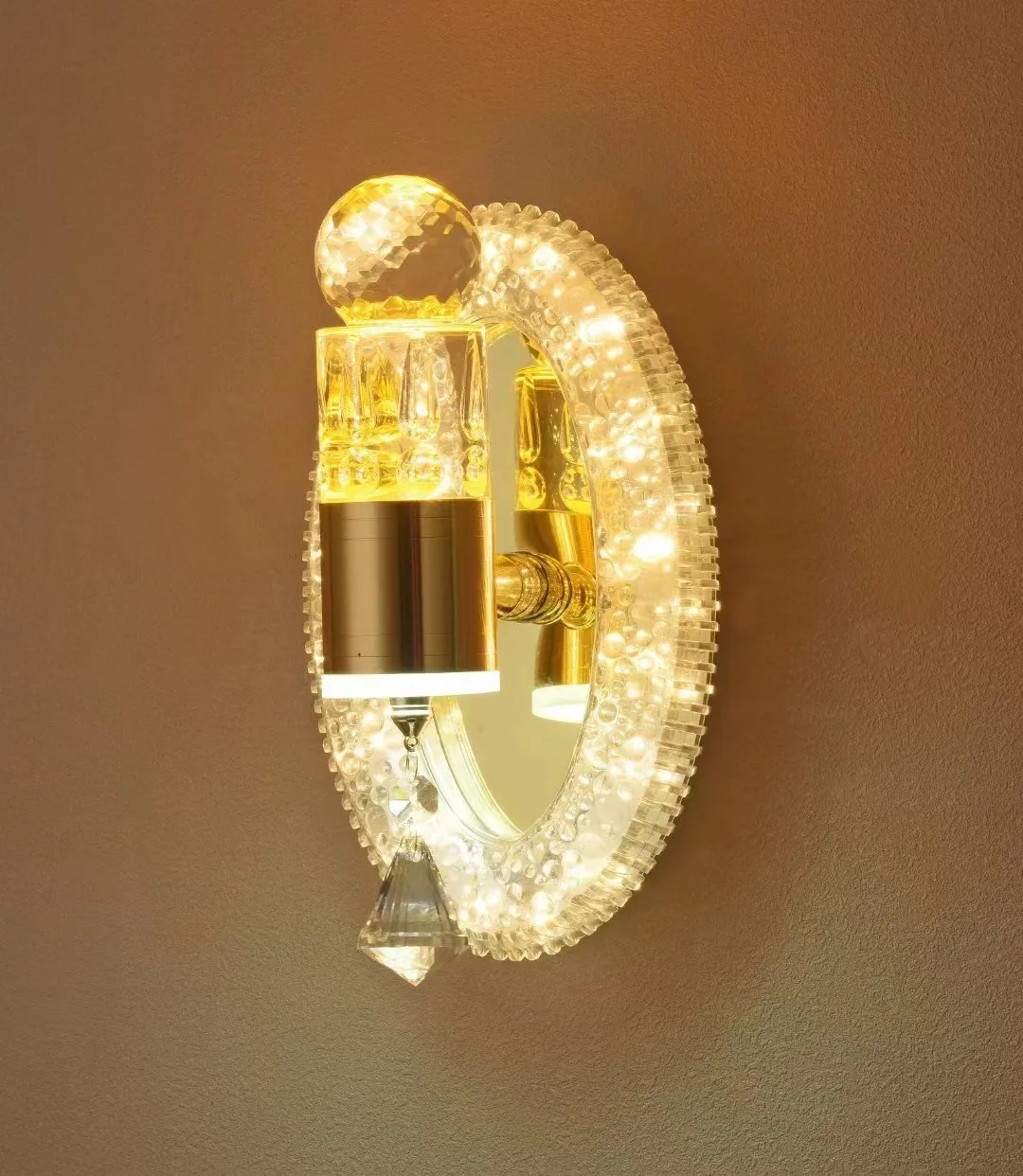 Vintage LED Crystal Wall Lamp — Living Room, Bedroom & Bedside — view 14