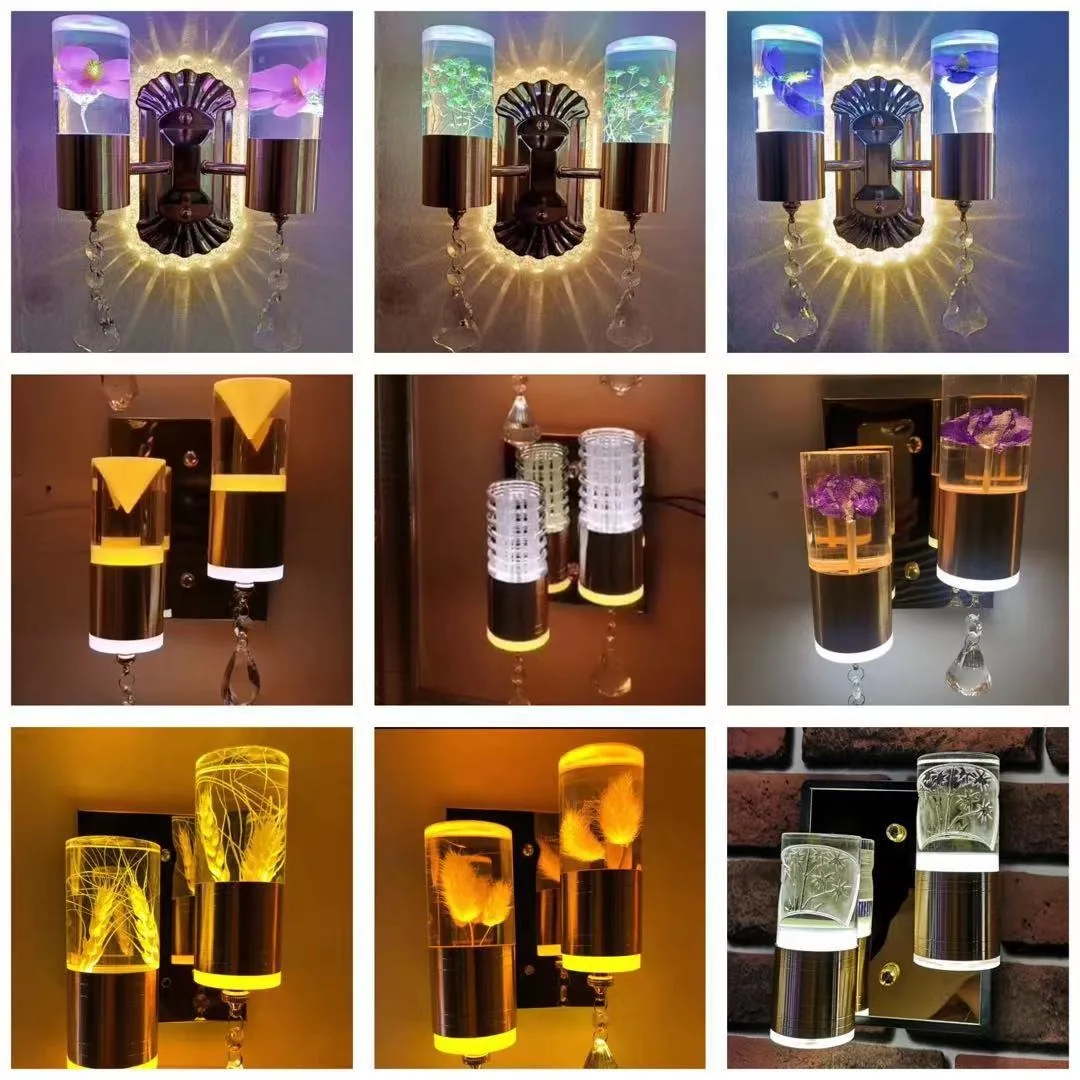 Vintage LED Crystal Wall Lamp — Living Room, Bedroom & Bedside — view 1