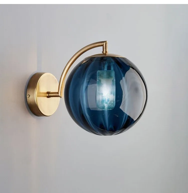Minimalist Glass Wall Lamp — Stairwell, Hotel & Bedroom — view 15