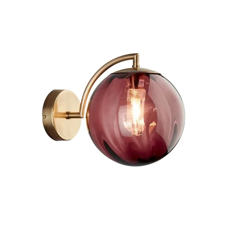 Minimalist Glass Wall Lamp — Stairwell, Hotel & Bedroom — view 5