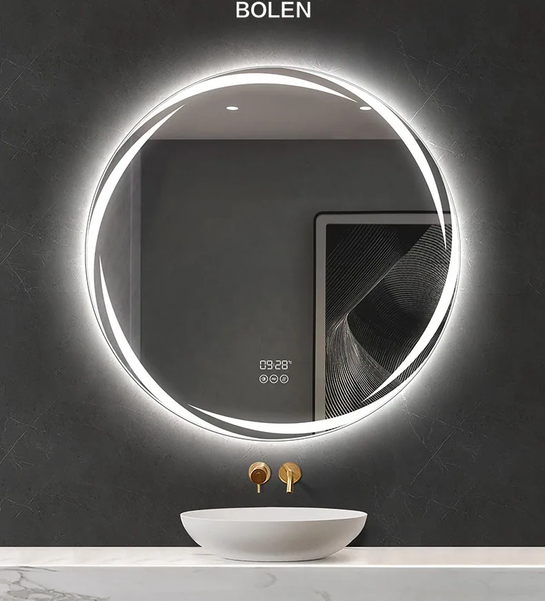 LED Wall-Mounted Illuminated Mirror Light — Hotel, Bathroom & Contract — view 6