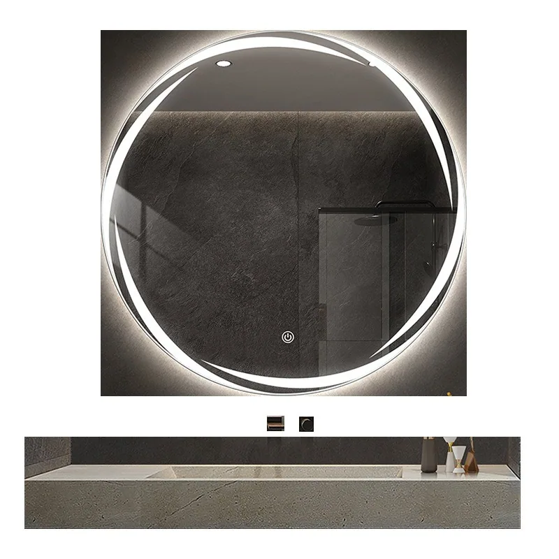 LED Wall-Mounted Illuminated Mirror Light — Hotel, Bathroom & Contract — view 5