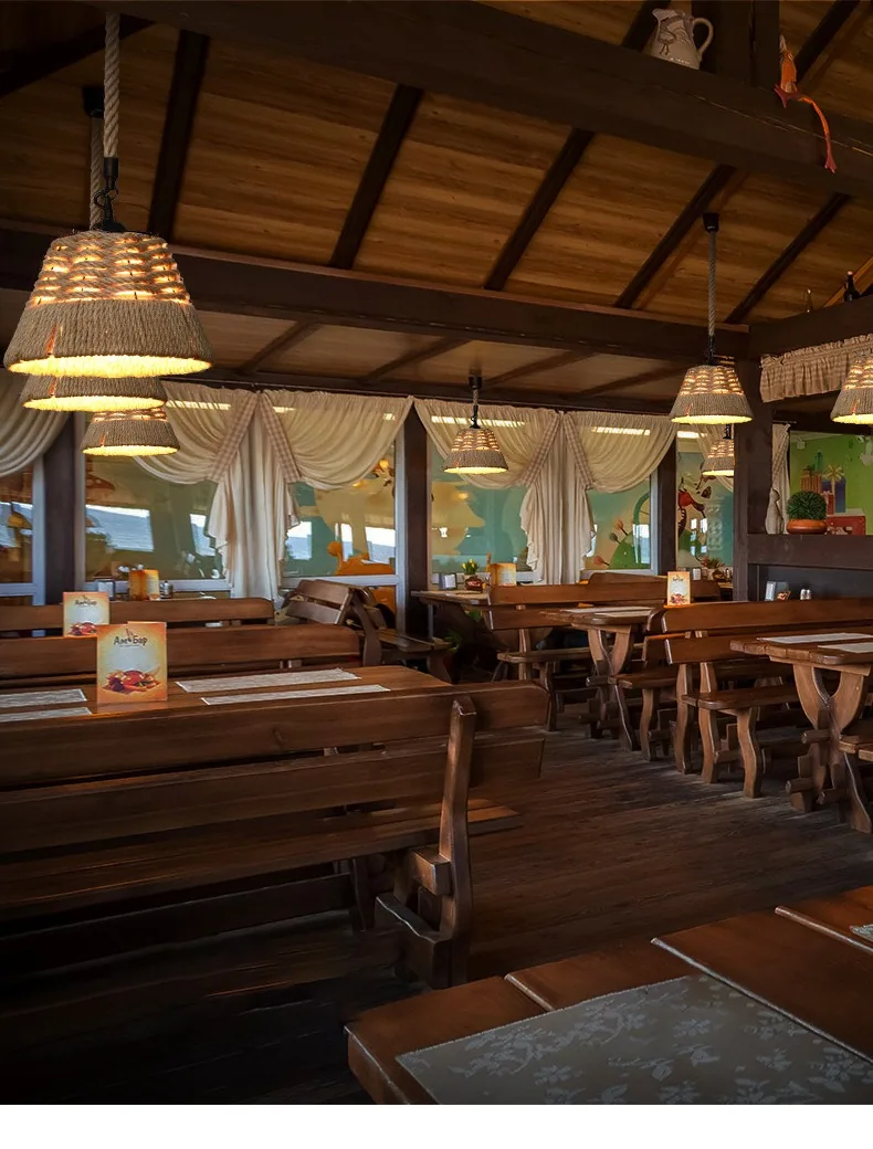 Industrial Chandelier — Dining Room & Café — view 7