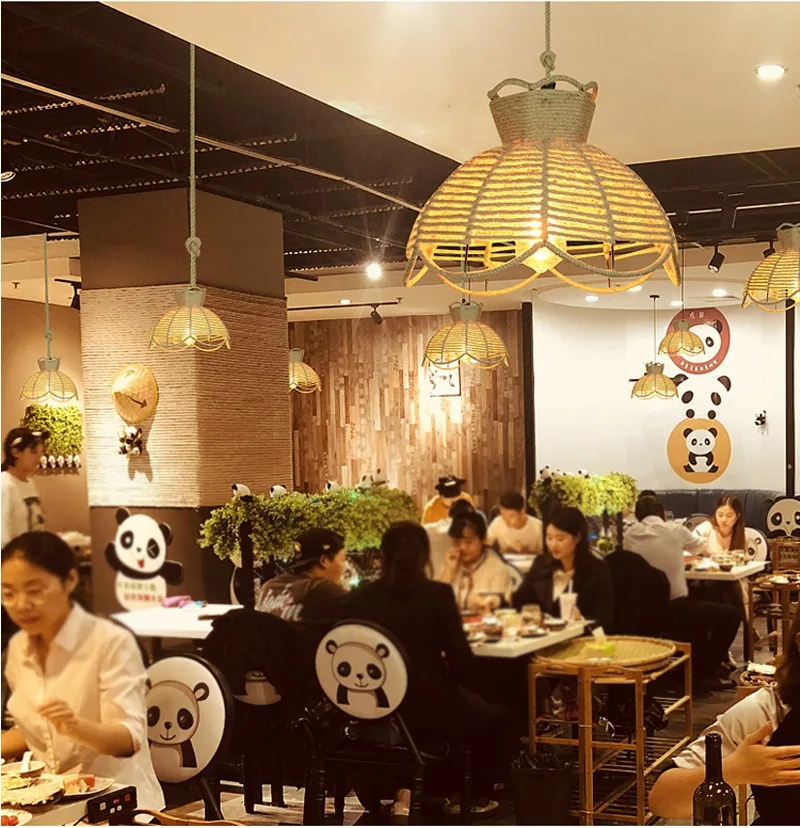 Industrial Chandelier — Dining Room & Café — view 8