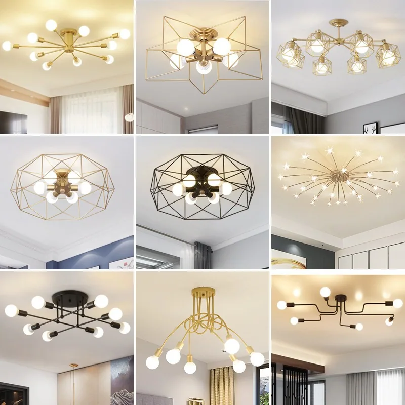 Modern Minimalist LED Ceiling Light — Living Room & Bedroom — view 2