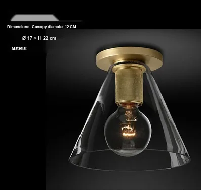Minimalist Glass Ceiling Light — Stairwell, Walkway & Corridor — view 7