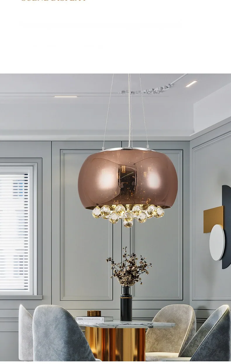 Crystal Chandelier — Living Room & Dining Room — view 10