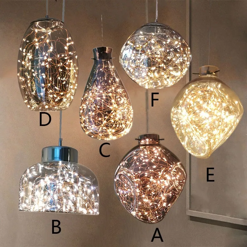 Modern Minimalist Solid Brass Single-Head Chandelier — Bedroom & Bedside — view 11