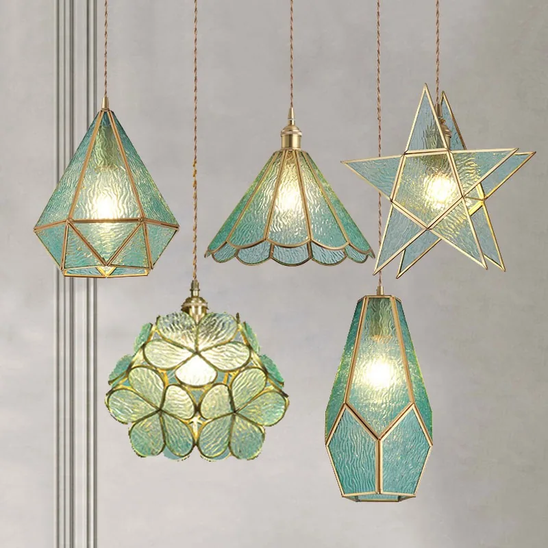 Modern Minimalist Solid Brass Chandelier — Boutique, Bedroom & Bedside — view 11