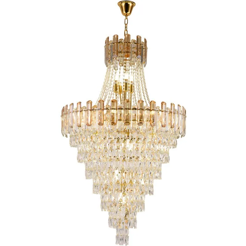 Minimalist Crystal Chandelier — Duplex, Stairwell & Villa — view 5