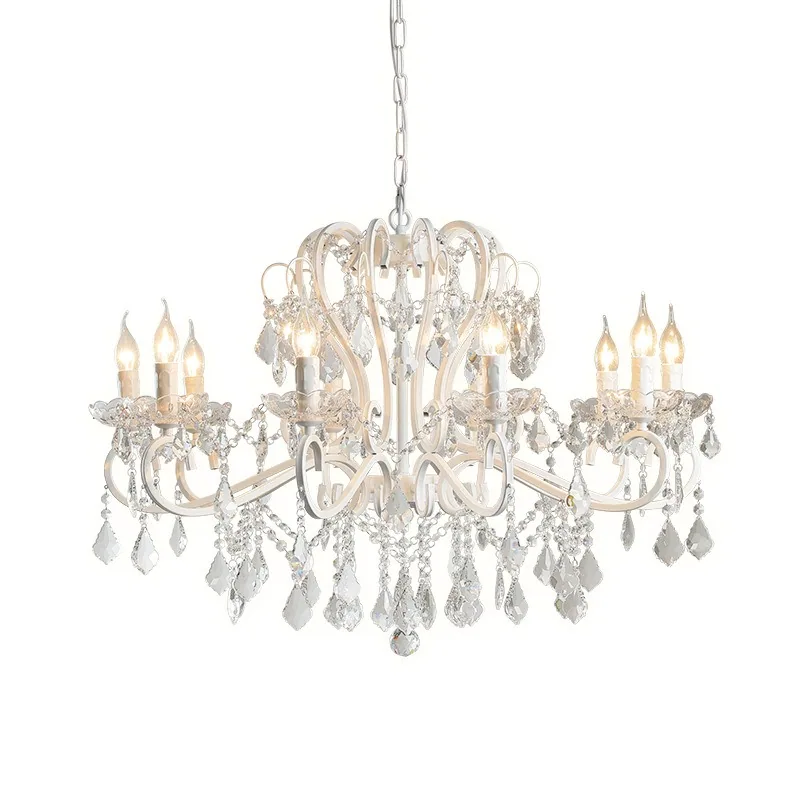 Light Luxury Crystal Chandelier — Villa, Living Room & Dining Room — view 5