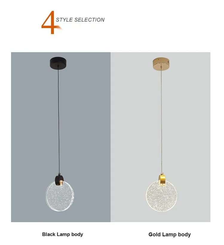 Modern Minimalist Crystal Chandelier — Duplex, Stairwell & Villa (Model HC42239) — view 11