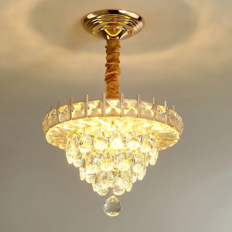 Modern LED Crystal Chandelier — Living Room, Bedroom & Dining Room — view 13