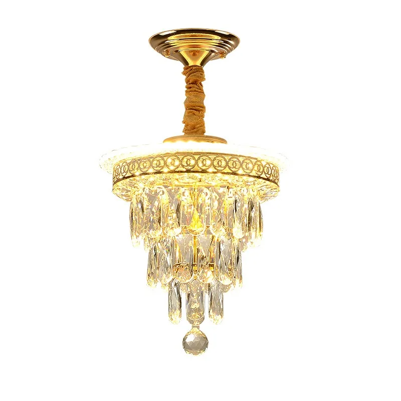 Modern LED Crystal Chandelier — Living Room, Bedroom & Dining Room — view 3
