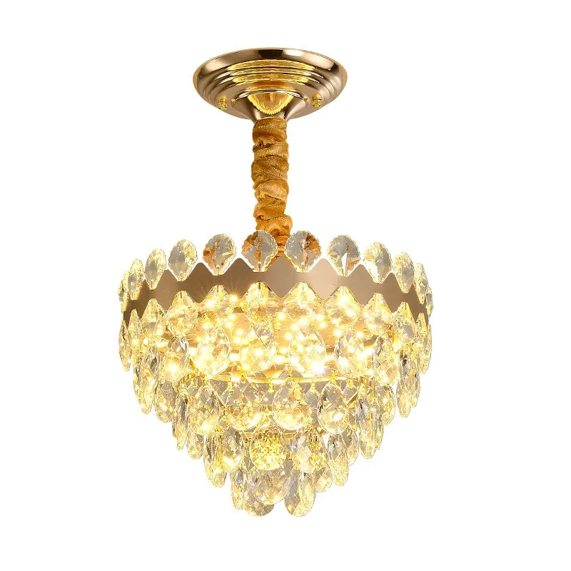 Modern LED Crystal Chandelier — Living Room, Bedroom & Dining Room — view 4