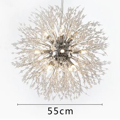 Modern Crystal Chandelier — Living Room & Master Bedroom — view 10
