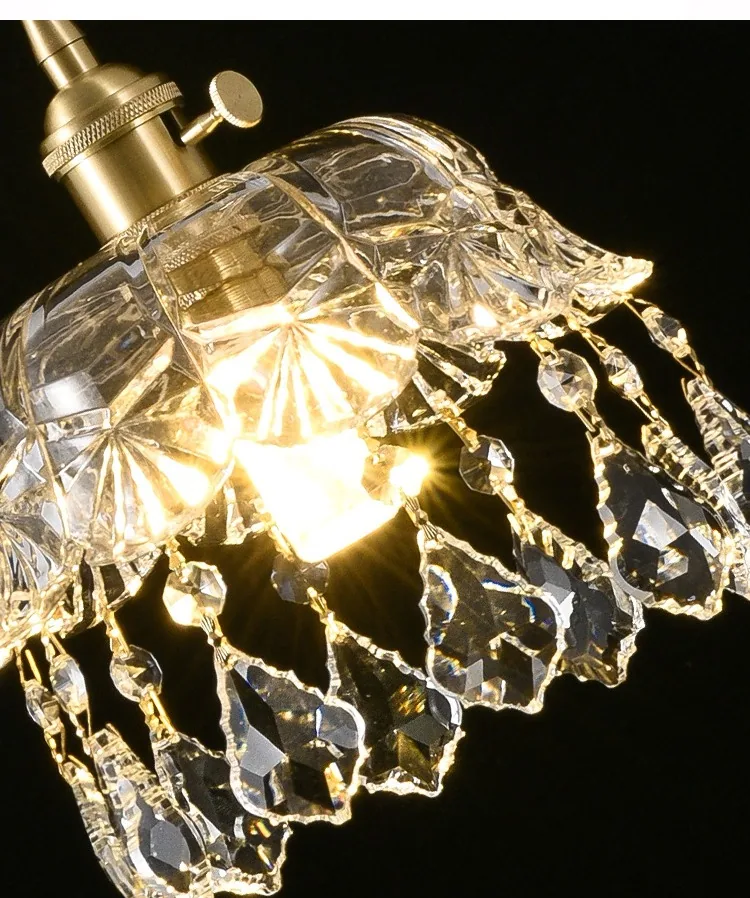 Modern Crystal Chandelier — Bedside, Dining Room & Walkway — view 9