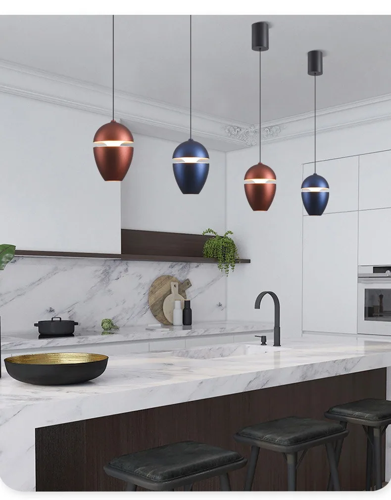 Minimalist Chandelier — Bedside, Dining Room & Bar Counter — view 13