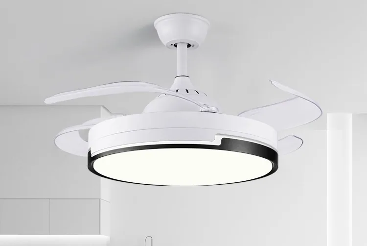 Modern Variable-Frequency Remote-Controlled Ceiling Fan Light — Living Room, Bedroom & Dining Room — view 5