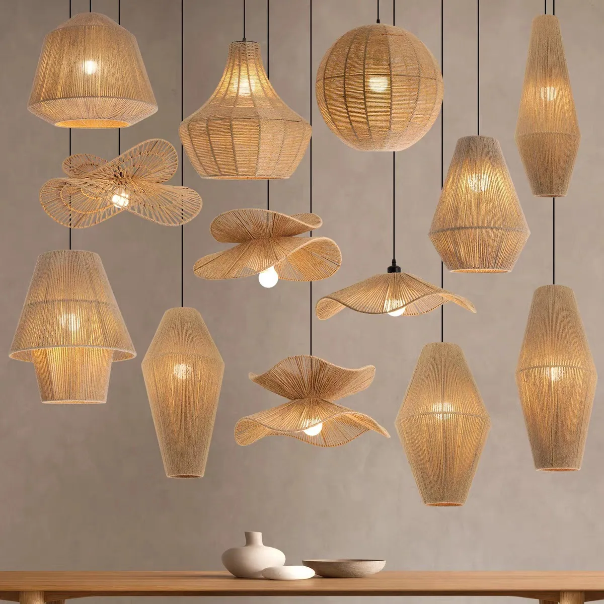 Wabi-Sabi Chandelier — Bedroom, Dining Room & Study — view 1