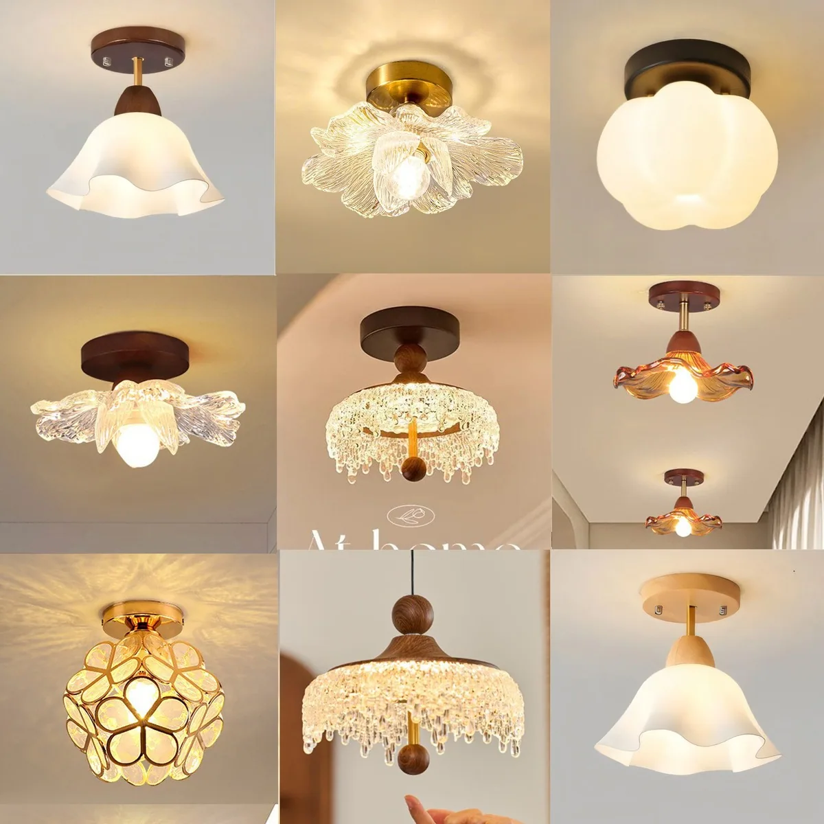 French Ceiling Light — Bedroom, Walkway & Corridor — view 1