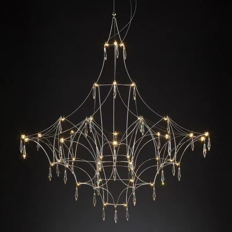 Modern Minimalist Chandelier — Boutique, Living Room & Reception — view 4