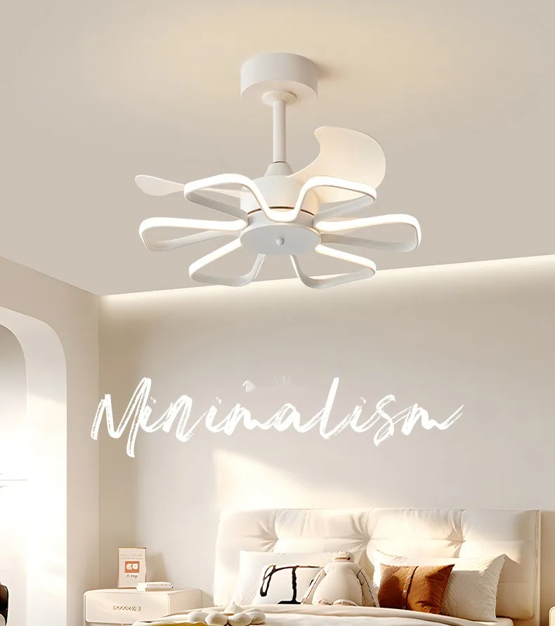 Nordic Smart Remote-Controlled Ceiling Fan Light — Living Room, Bedroom & Dining Room — view 5