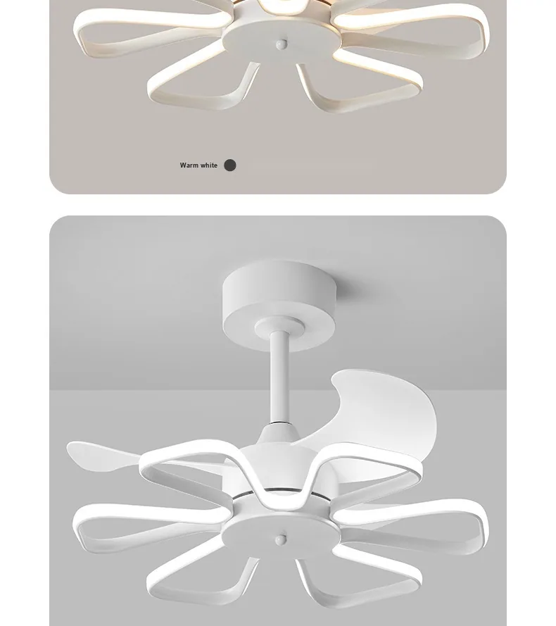 Nordic Smart Remote-Controlled Ceiling Fan Light — Living Room, Bedroom & Dining Room — view 10