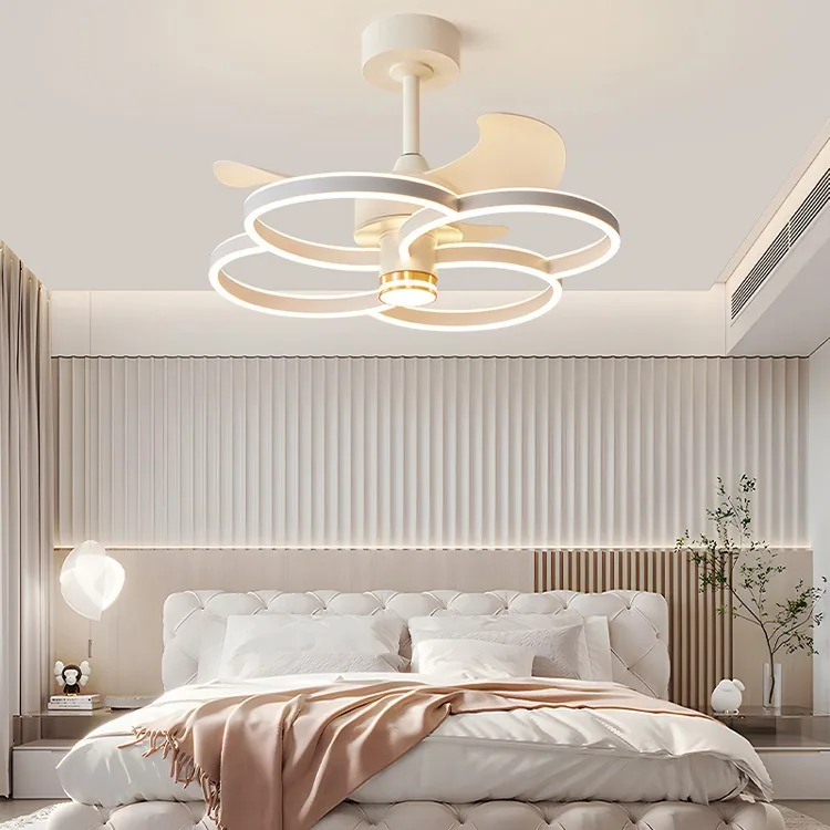 Nordic Ceiling Fan Light — Living Room & Dining Room (Model xyj) — view 2