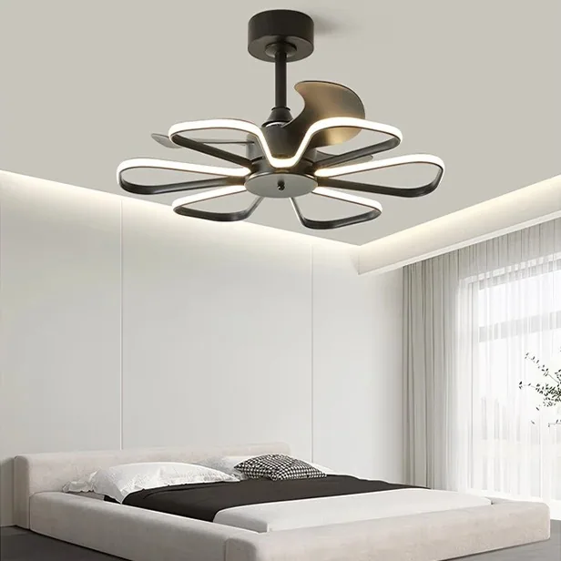 Nordic Ceiling Fan Light — Living Room & Dining Room (Model xyj) — view 8