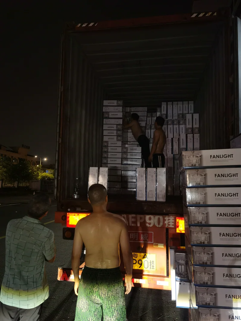 Container load, front view